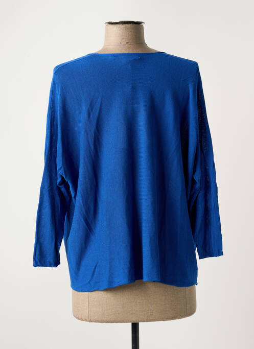 Gilet manches longues bleu clair LA FEE MARABOUTEE femme