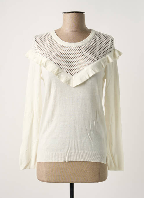 Pull beige TEDDY SMITH pour femme