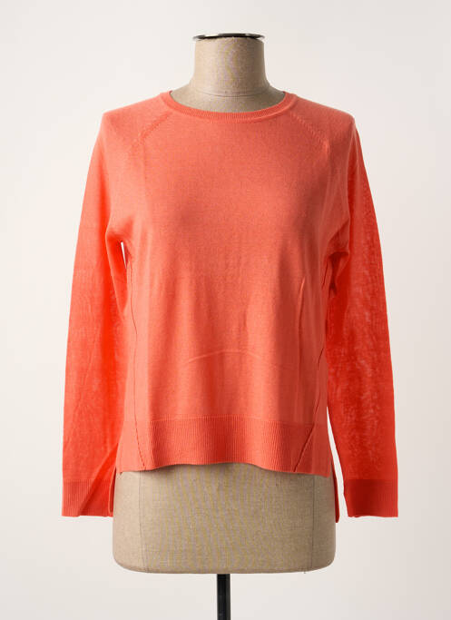 Pull orange TEDDY SMITH pour femme