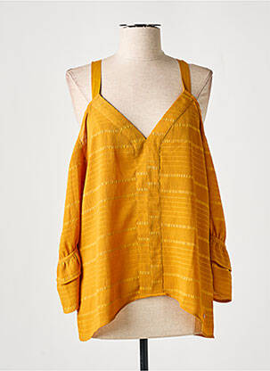 Blouse manches longues manches longues jaune SALSA femme