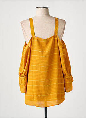 Blouse manches longues manches longues jaune SALSA femme