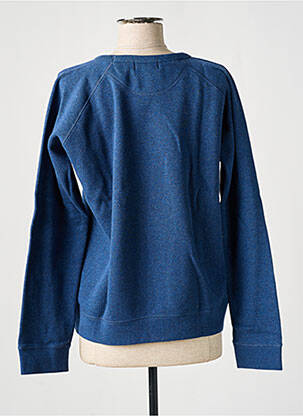 Sweat-shirt broderie manches longues bleu MAISON LABICHE femme