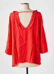 Blouse rouge ICHI pour femme seconde vue