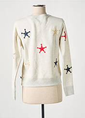 Sweat-shirt beige SCOTCH & SODA pour femme seconde vue