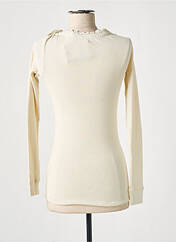 T-shirt beige SCOTCH & SODA pour femme seconde vue