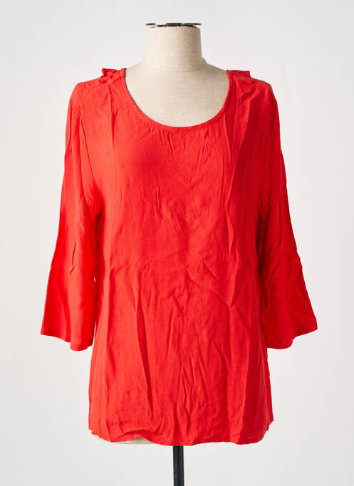 Blouse rouge ICHI pour femme