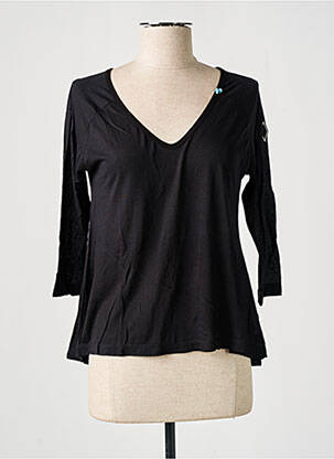 T-shirt manches 3/4 manches 3/4 noir DN.SIXTY SEVEN femme