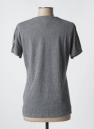 T-shirt sérigraphie manches courtes gris DN.SIXTY SEVEN femme