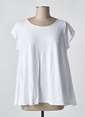 T-shirt blanc PLEASE pour femme seconde vue