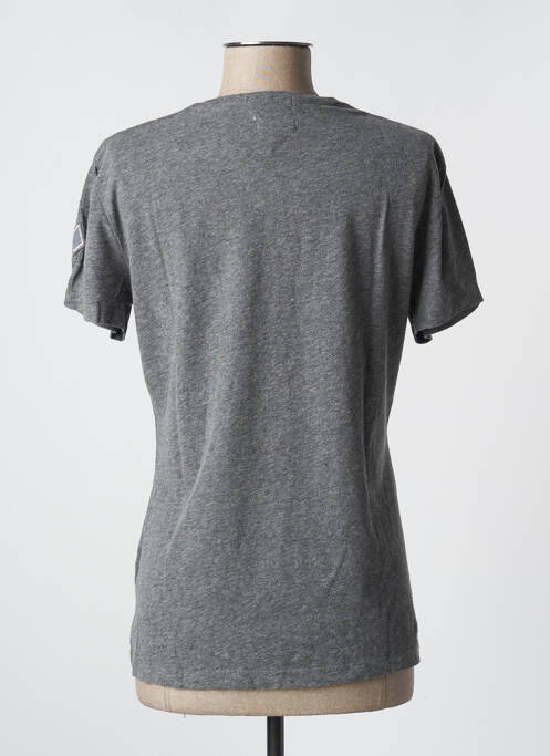 T-shirt sérigraphie manches courtes gris DN.SIXTY SEVEN femme