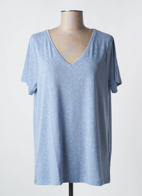 T-shirt bleu ICHI pour femme