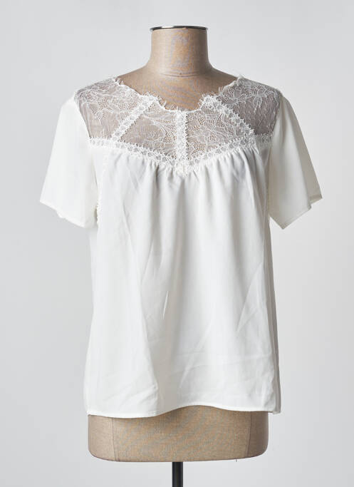 Blouse blanc GRACE & MILA pour femme