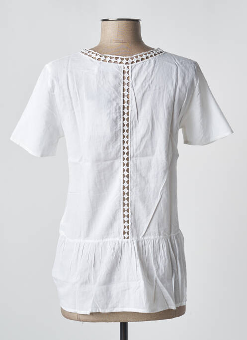 Blouse blanc ICHI pour femme