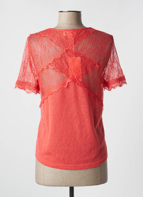 Top orange GRACE & MILA pour femme