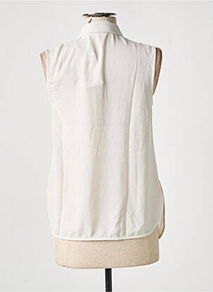 Blouse coupe fluide sans manche blanc SCHOOL RAG femme