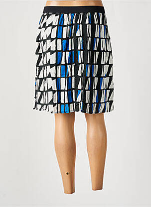 Jupe mi-longue taille normale bleu LA FEE MARABOUTEE femme