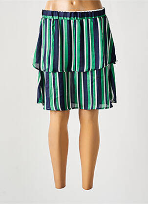 Jupe mi-longue taille normale vert MINIMUM femme