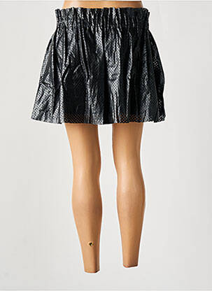 Jupe courte coupe évasée noir SCHOOL RAG femme
