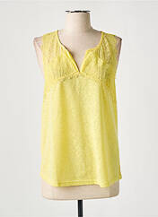 Top jaune GRACE & MILA pour femme seconde vue