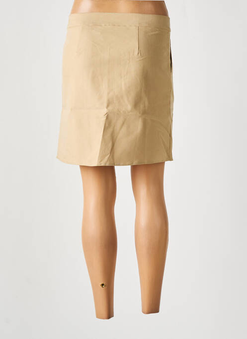 Jupe mi-longue beige SCHOOL RAG pour femme