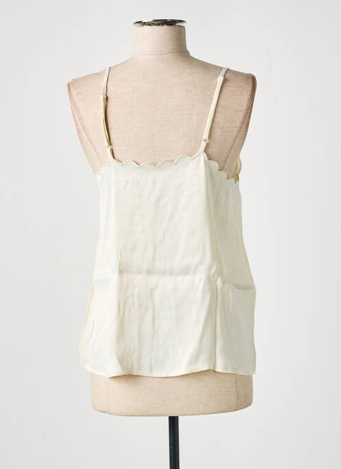 Top beige ICHI pour femme