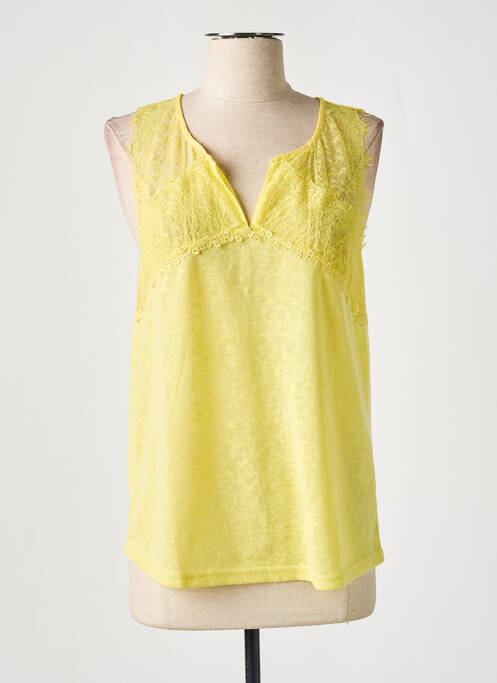 Top jaune GRACE & MILA pour femme