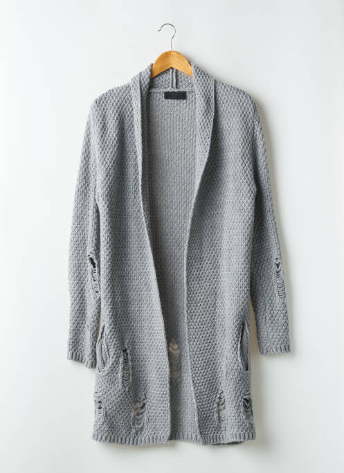 Gilet manches longues manches longues gris SALAZAR femme