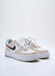 Baskets beige NIKE pour femme seconde vue