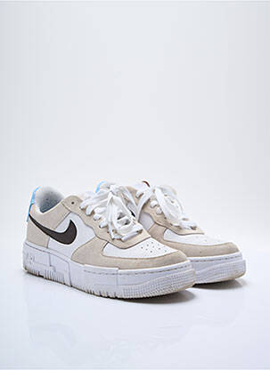 Baskets beige NIKE pour femme