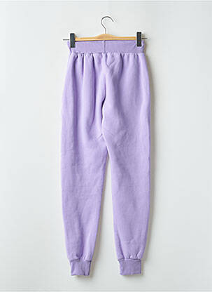 Jogging tissage molletoné taille normale violet SANS MARQUE femme