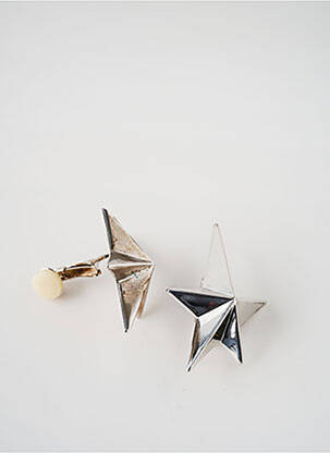 Boucles d’oreilles argent MUGLER pour femme