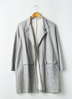 Veste casual col tailleur gris ZARA femme