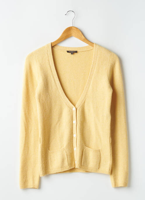 Gilet manches longues stretch jaune SANDRO femme