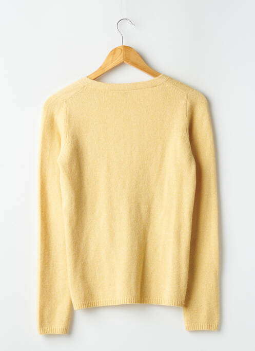 Gilet manches longues jaune SANDRO femme