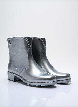 Bottes argent MEDUSE pour femme