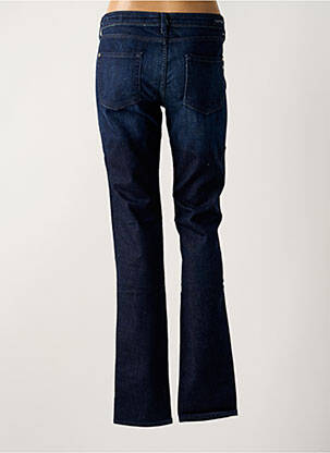 Jeans coupe slim tissage brut taille normale bleu purple and pink femme