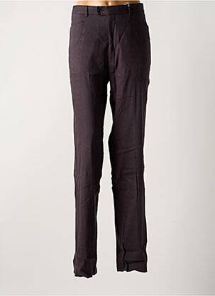 Pantalon slim taille haute taille haute violet LOLA femme