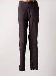 Pantalon slim poches taille haute violet LOLA femme