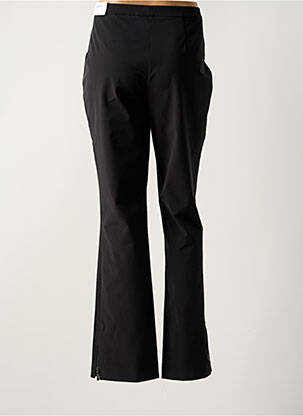 Pantalon droit tissage crêpe taille normale noir ONE STEP femme