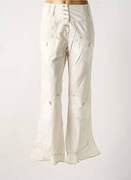 Pantalon flare taille normale taille normale beige ICONOCLAST femme