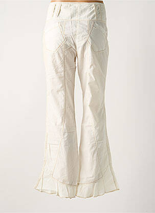 Pantalon flare taille normale taille normale beige ICONOCLAST femme