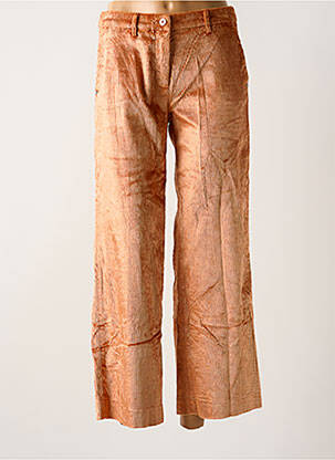 Pantalon 7/8 stretch taille normale orange MASON'S femme