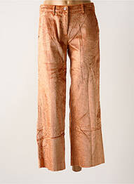 Pantalon 7/8 stretch taille normale orange MASON'S femme