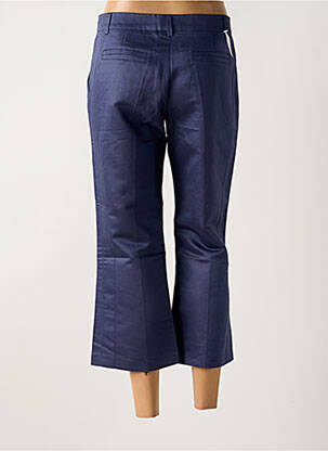 Pantacourt coupe droite taille normale bleu LOLA femme