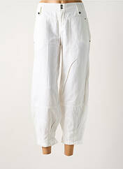 Pantalon 7/8 blanc ONE STEP pour femme seconde vue