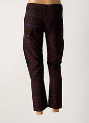 Pantalon 7/8 marron MARITHE & FRANCOIS GIRBAUD pour femme seconde vue