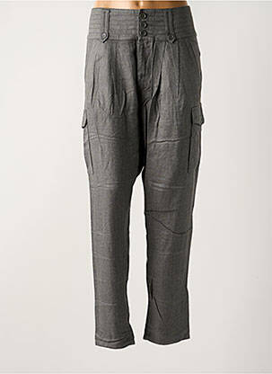 Pantalon cargo gris FREEMAN T.PORTER pour femme