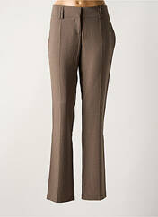 Pantalon chino marron LOLA pour femme seconde vue