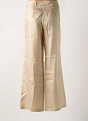 Pantalon large beige ONE STEP pour femme seconde vue