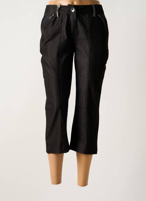 Pantacourt stretch taille normale noir SALT & PEPPER femme